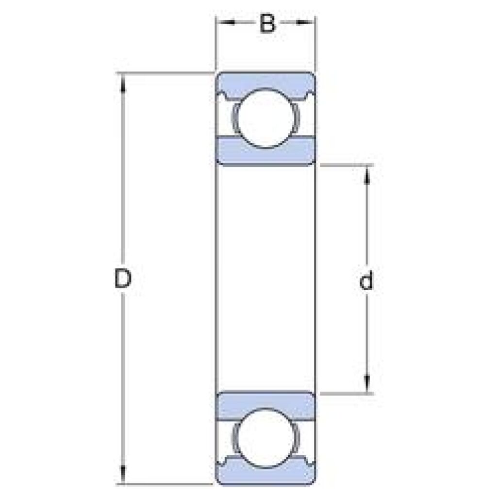 Kullager 25x52x15 NTN 6205LU
