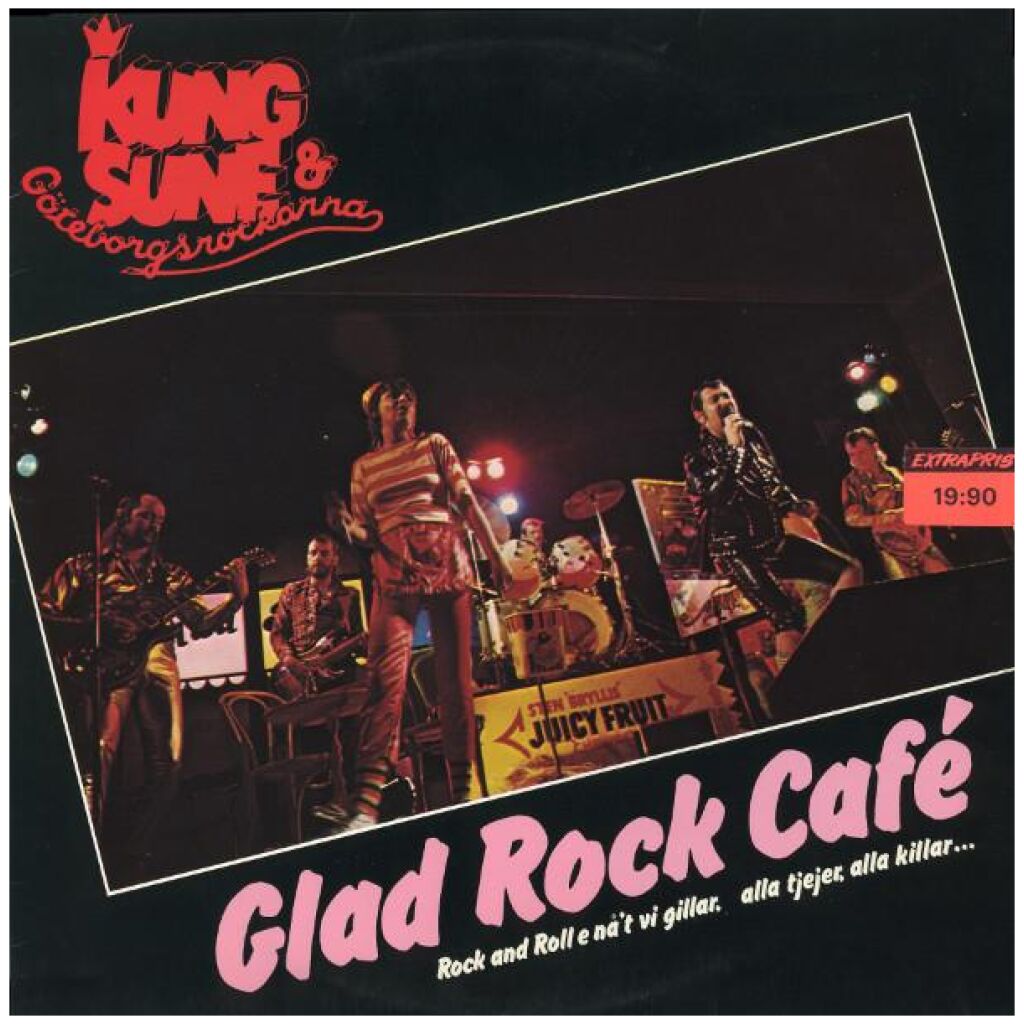 Kung Sune & Göteborgsrockarna - Glad Rock Café (LP, Album)