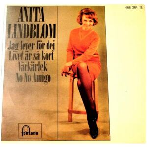 Anita Lindblom - Jag Lever För Dej (7, EP, Mono)