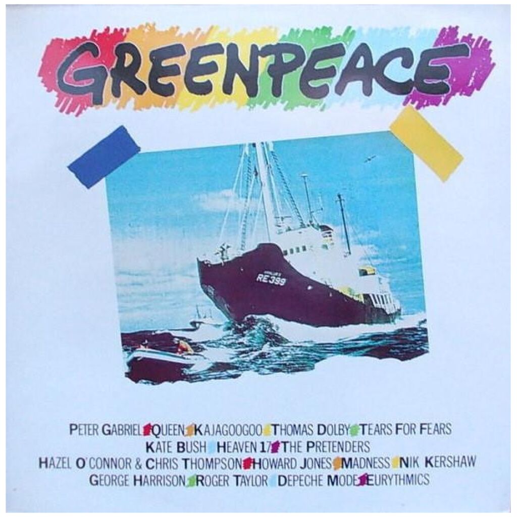 Various - Greenpeace (LP, Comp, B -)