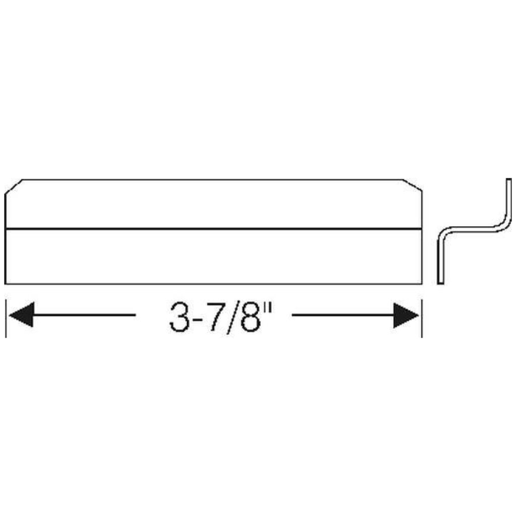 Door drain hole seal 1954-56 2dr 4dr ht cab sedan Buick