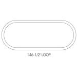 Framrutegummilist 1952-54 2dr 4dr sedan Ford