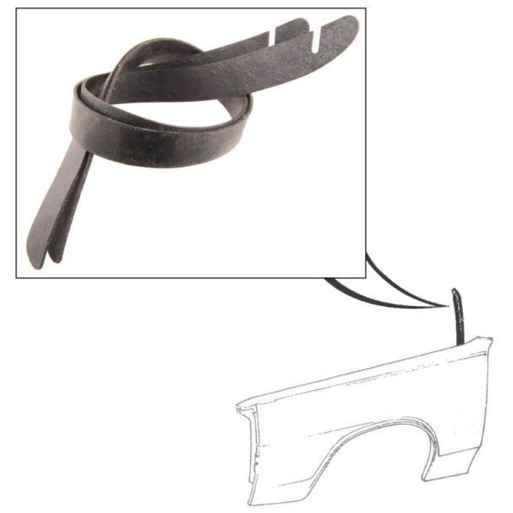 Cowl to Fender Seal 1969-70 2dr 4dr ht cab sedan Ford