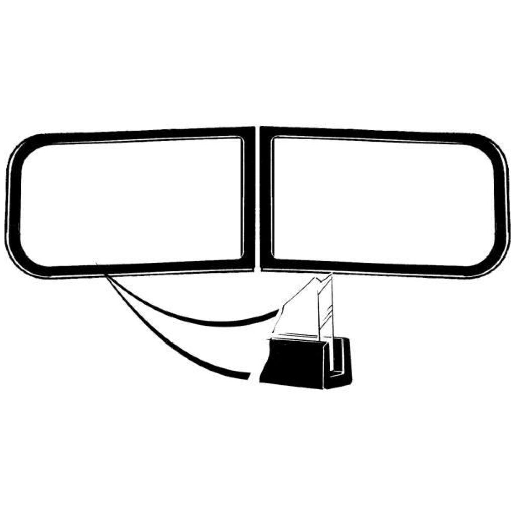 Framrutegummilist 1937-40 2dr 4dr cab Ford