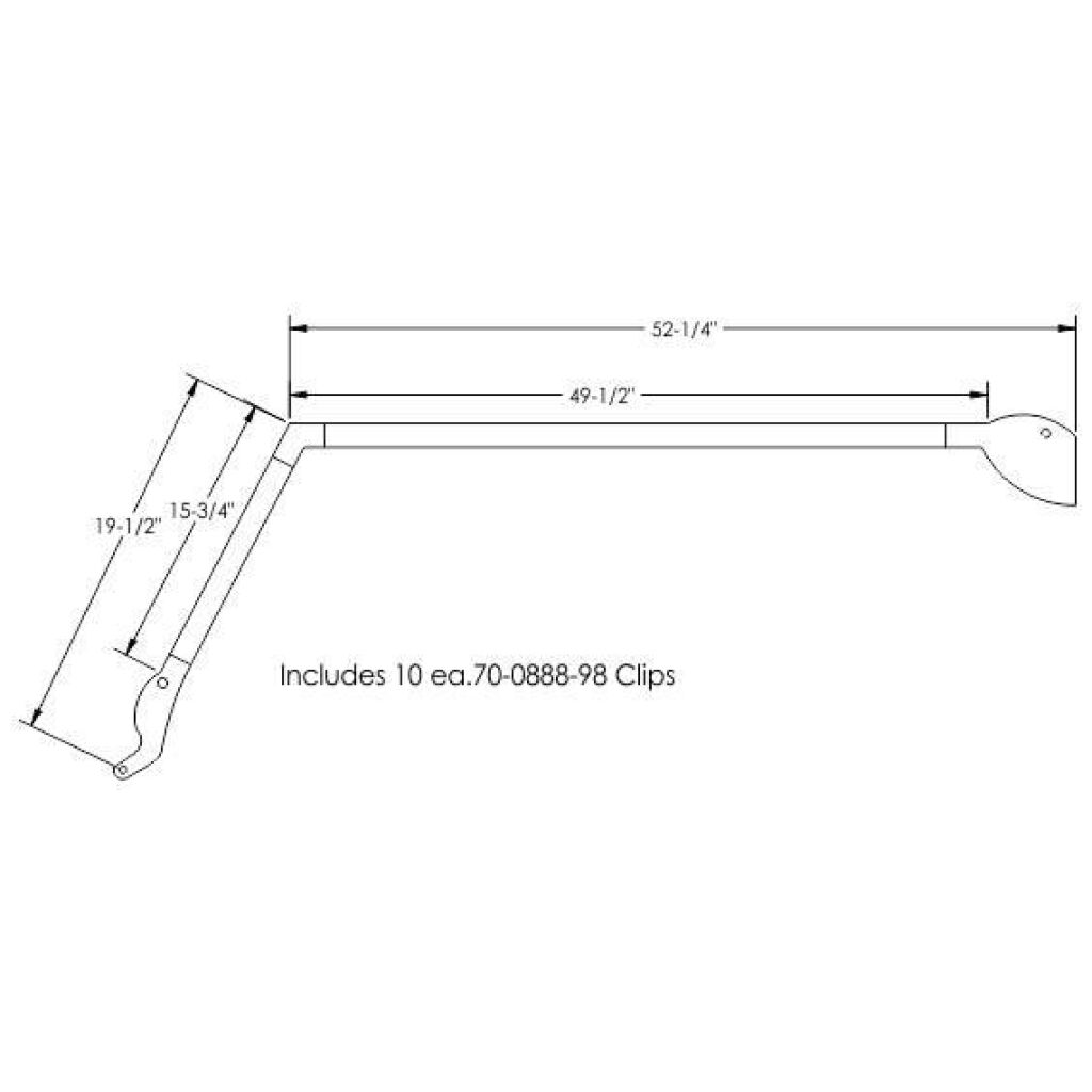 Hardtop Roof Rail Weatherstrip