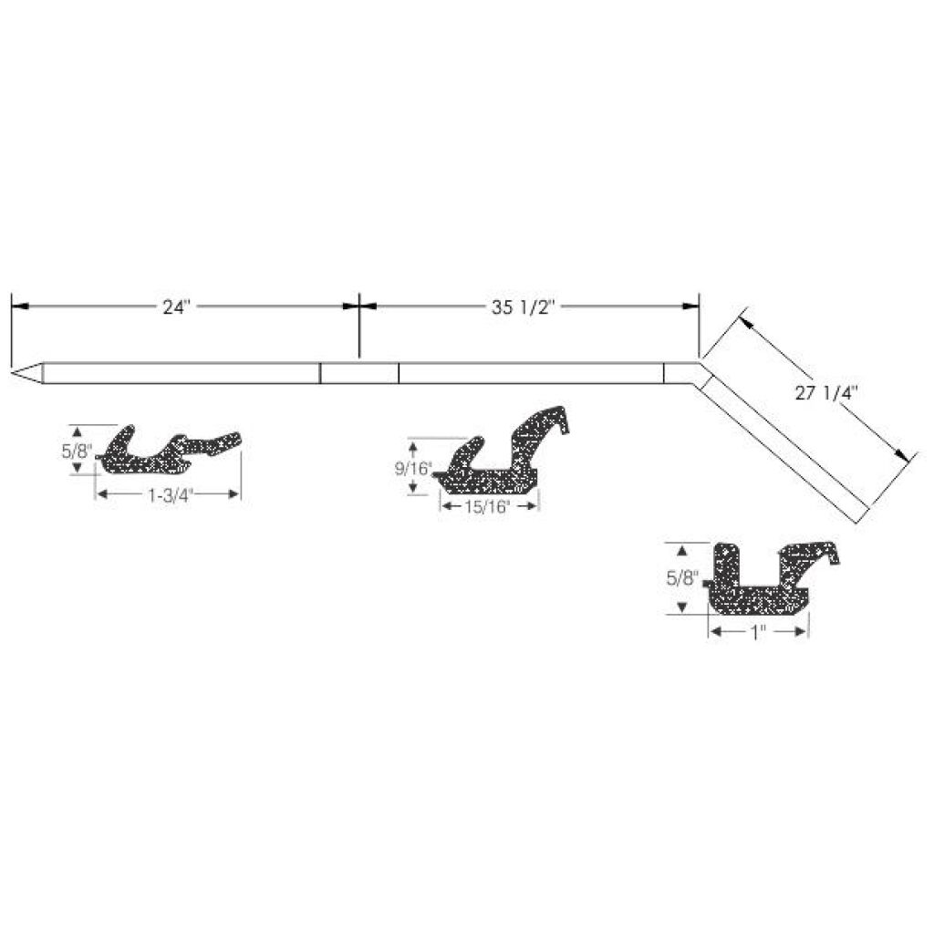 Hardtop Roof Rail Weatherstrip