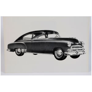 Fabriksfoto 1951 Chevrolet 31 x 45 cm