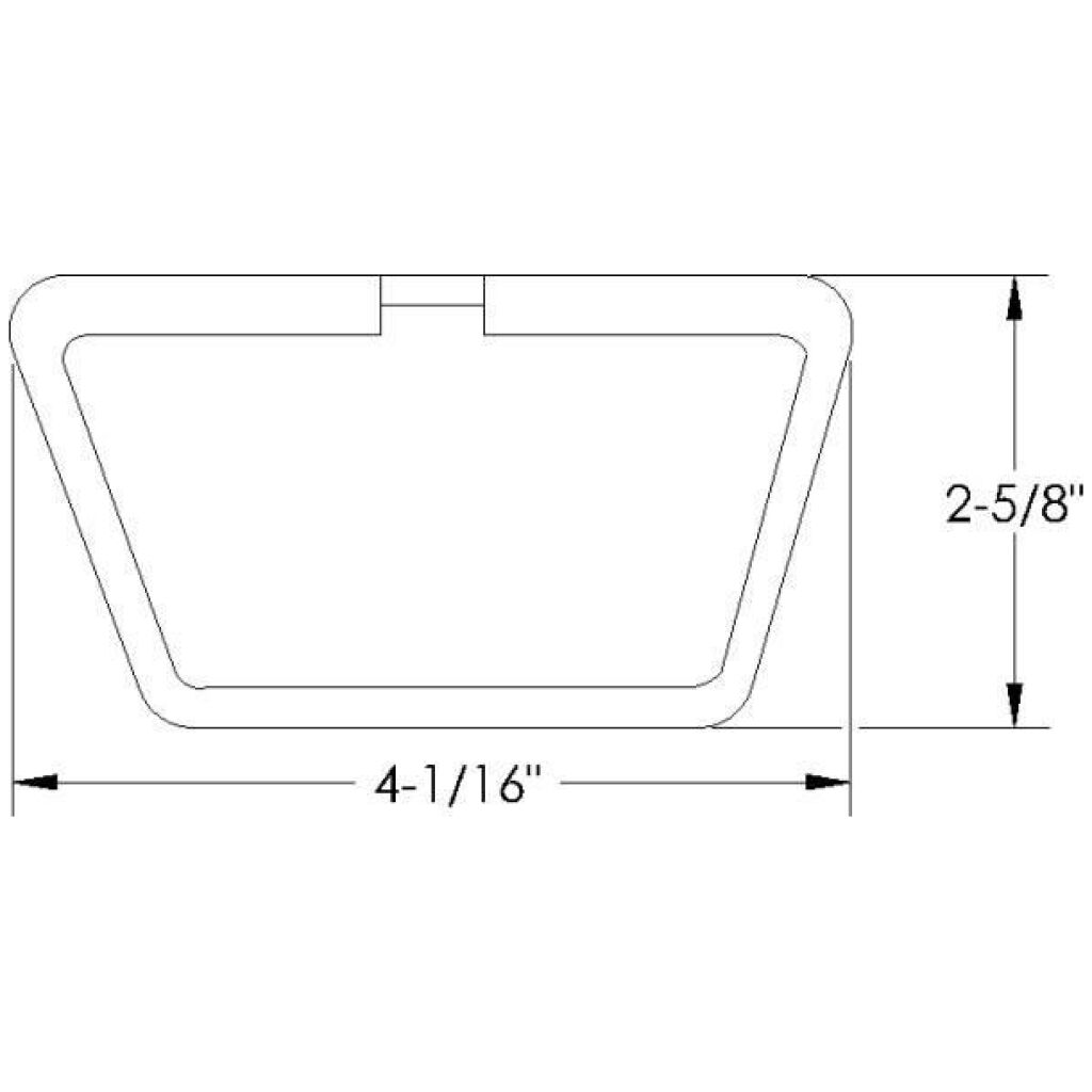 Bromspedalgummi 1984-88 2dr sedan Ford Mercury