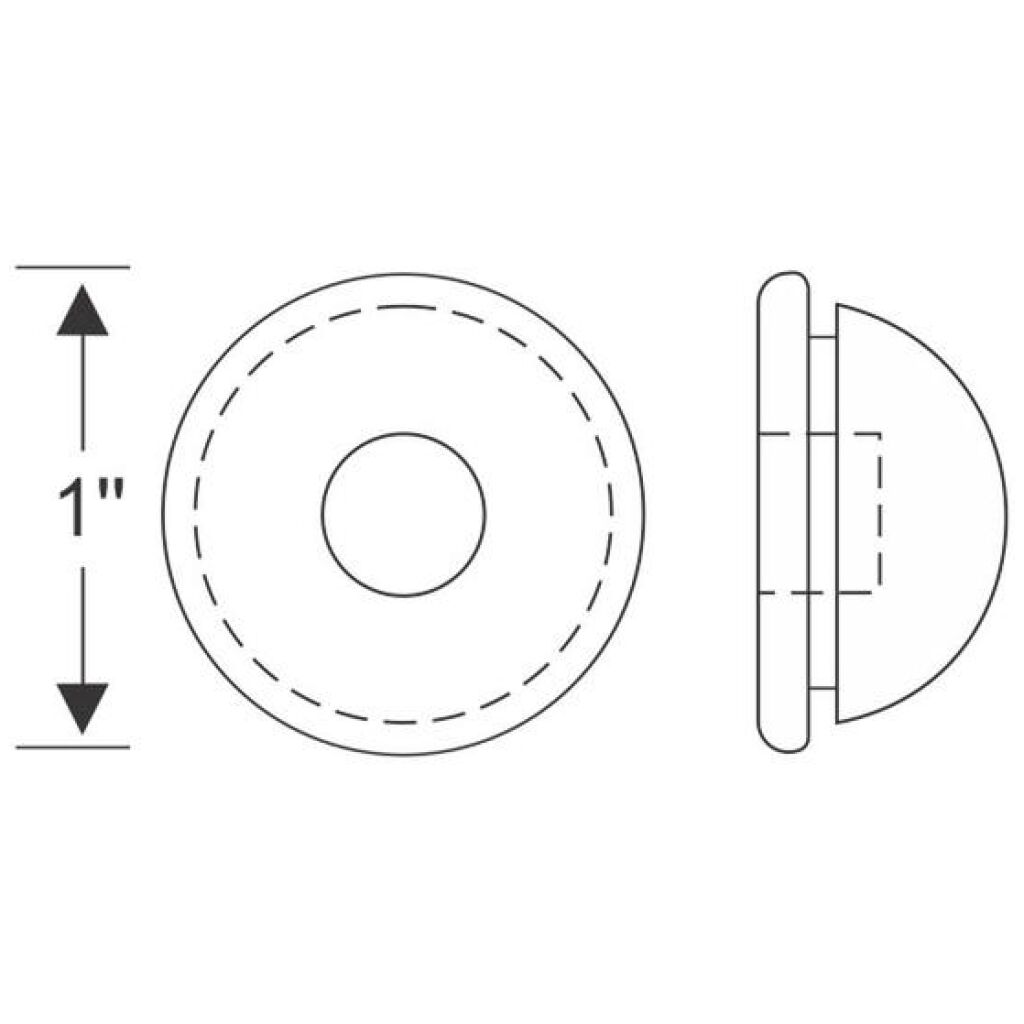 1" Floor Pan Plug