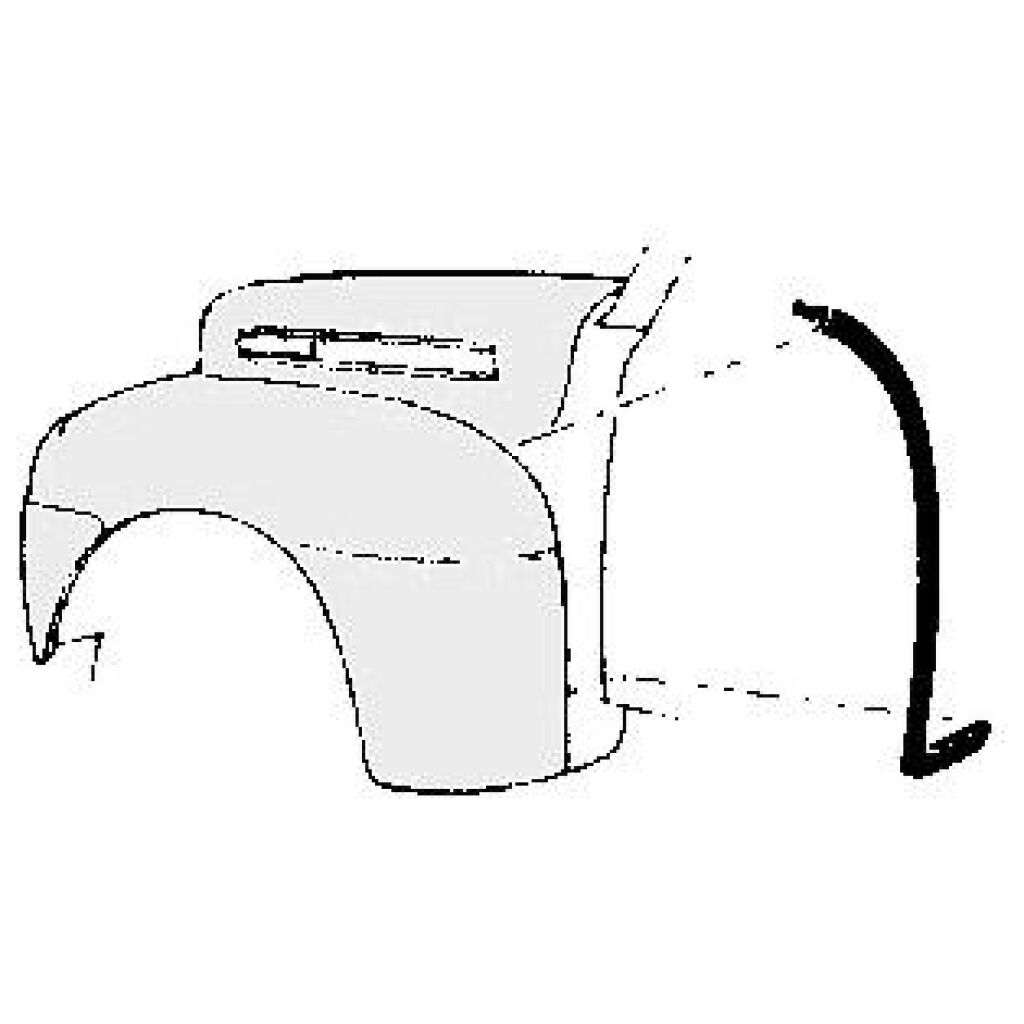 Cowl to Fender Seal 1948-52 2dr Ford