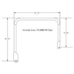 Hardtop Roof Rail Weatherstrip