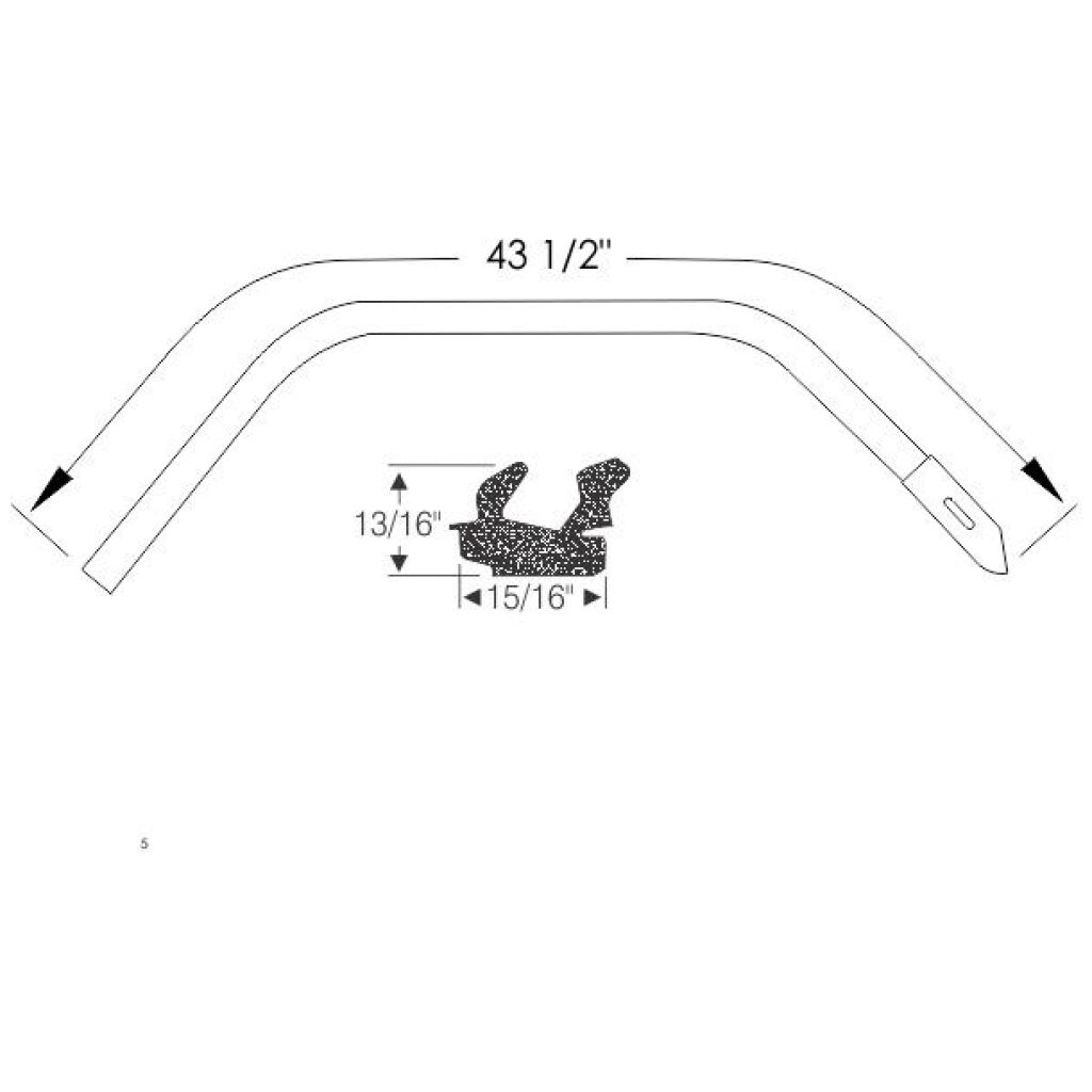 Hardtop Roof Rail Weatherstrip