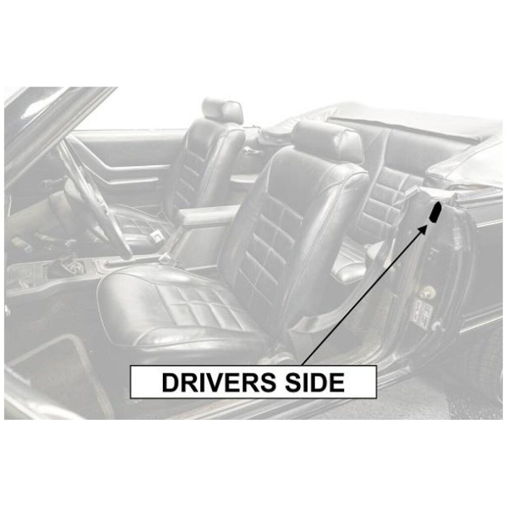Door Weatherstrip End Caps 1983-93 2dr cab Ford