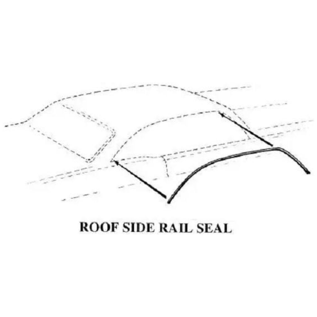 Hardtop Roof Rail Weatherstrips