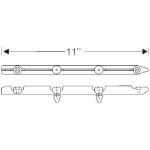 Torpedgummlist Huv 1942-48 2dr 4dr cab sedan Chevrolet