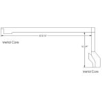 Roof Rail Weatherstrip - Front