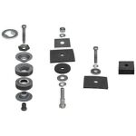 Gummisats Chassi till ram 1957-58 2dr 4dr ht sedan Ford