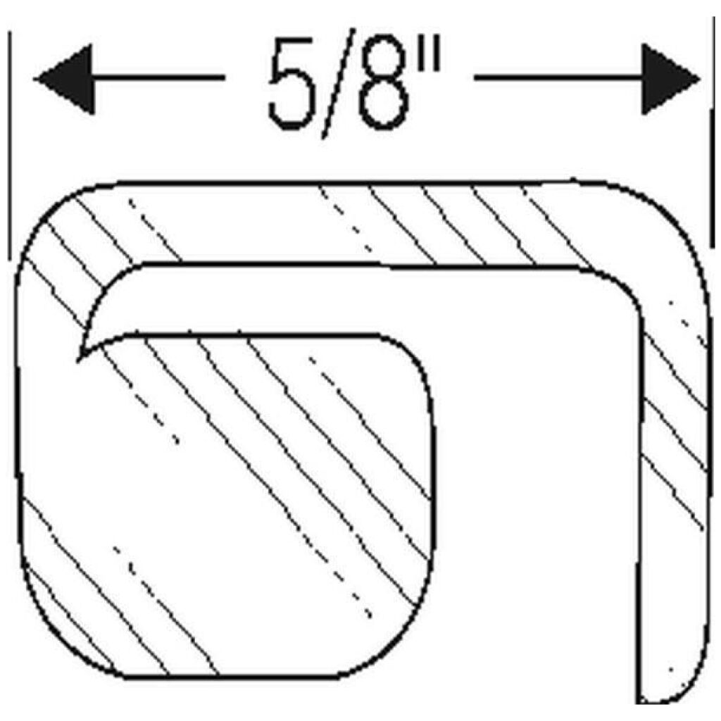Fenderskirt Gummilist 1965-66 2dr 4dr ht cab Oldsmobile