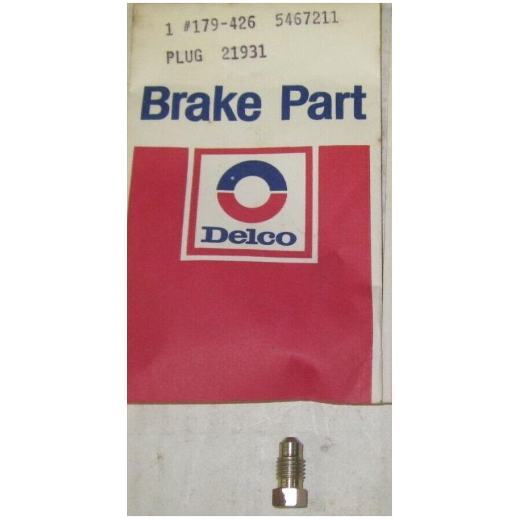 NOS 1965-82 Chevy Corvette L88 1969 Camaro Z28 JL8 Rear Disc Brake Caliper Plug
