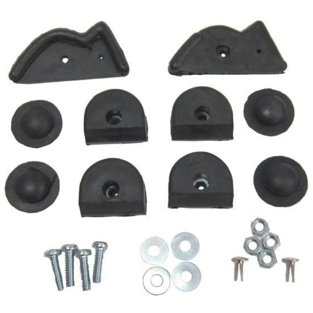 Huvkantsgummi set 1933-34 2dr 4dr cab sedan Ford