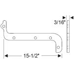 Front Fender Seal 1935-37 2dr 4dr cab sedan Packard
