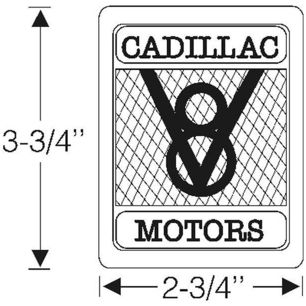 Motorfäste 1927-40 2dr 4dr cab sedan Cadillac