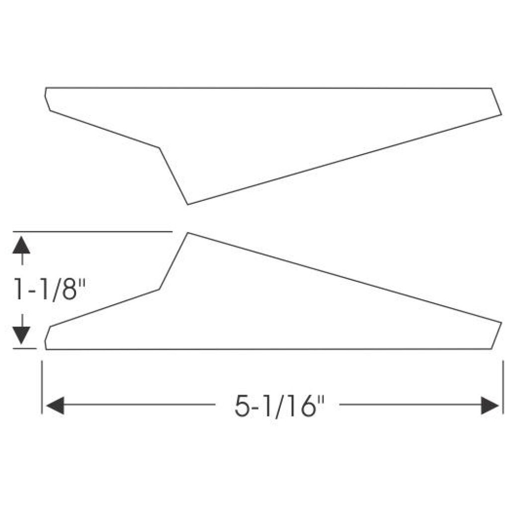 Cowl Panel to Cowl Filler Seals 1961-64 2dr 4dr ht cab sedan Chevrolet