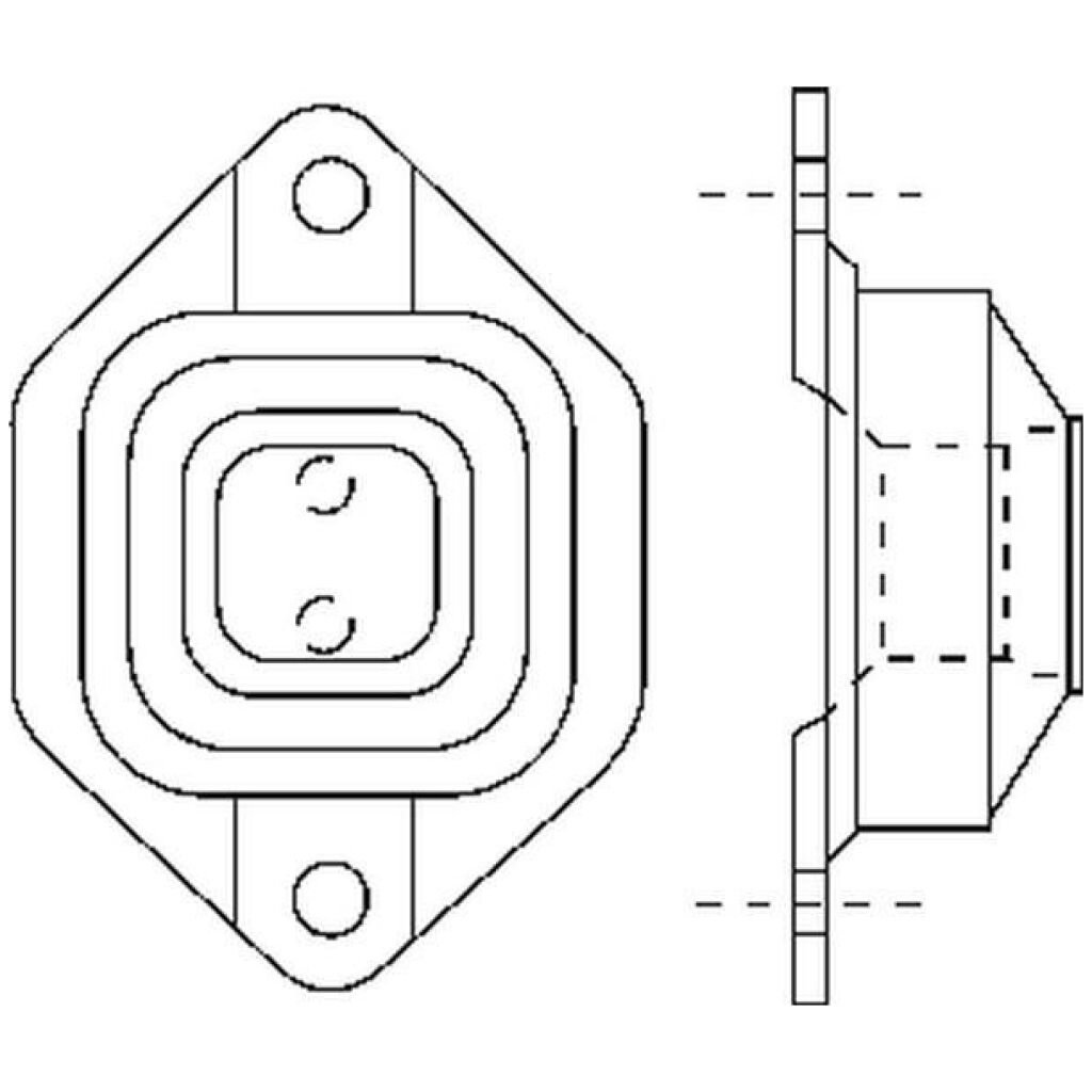 Transmission Mount Service – Revulcanization Only 1964-65 2dr 4dr ht cab sedan Cadillac