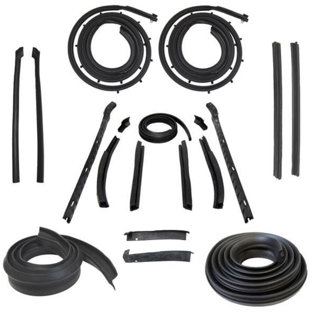 Gummilistsats 1963-64 2dr cab Ford