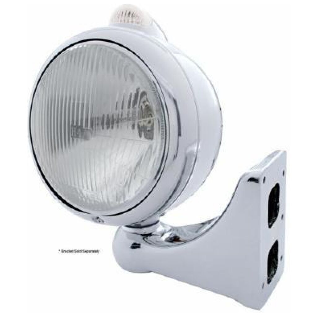 Chrome Guide 682-C Headlight H4 & Dual Mode LED Signal