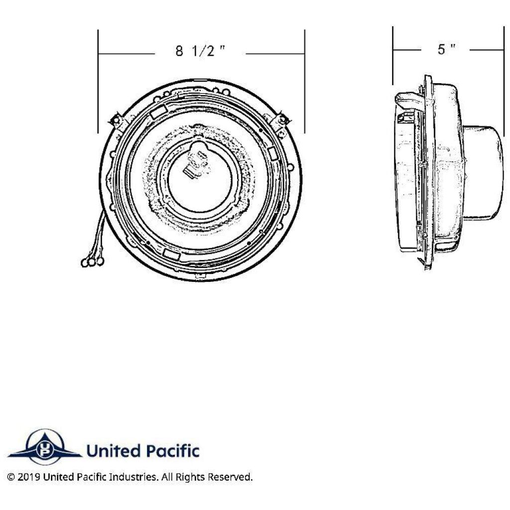 Headlight Bucket Assembly For 1955-57 Chevy & GMC Truck