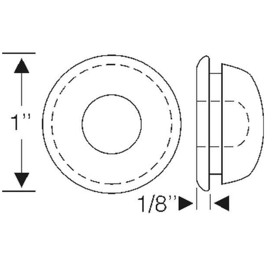Body Hole Plug 1954-56 2dr 4dr ht cab sedan Buick