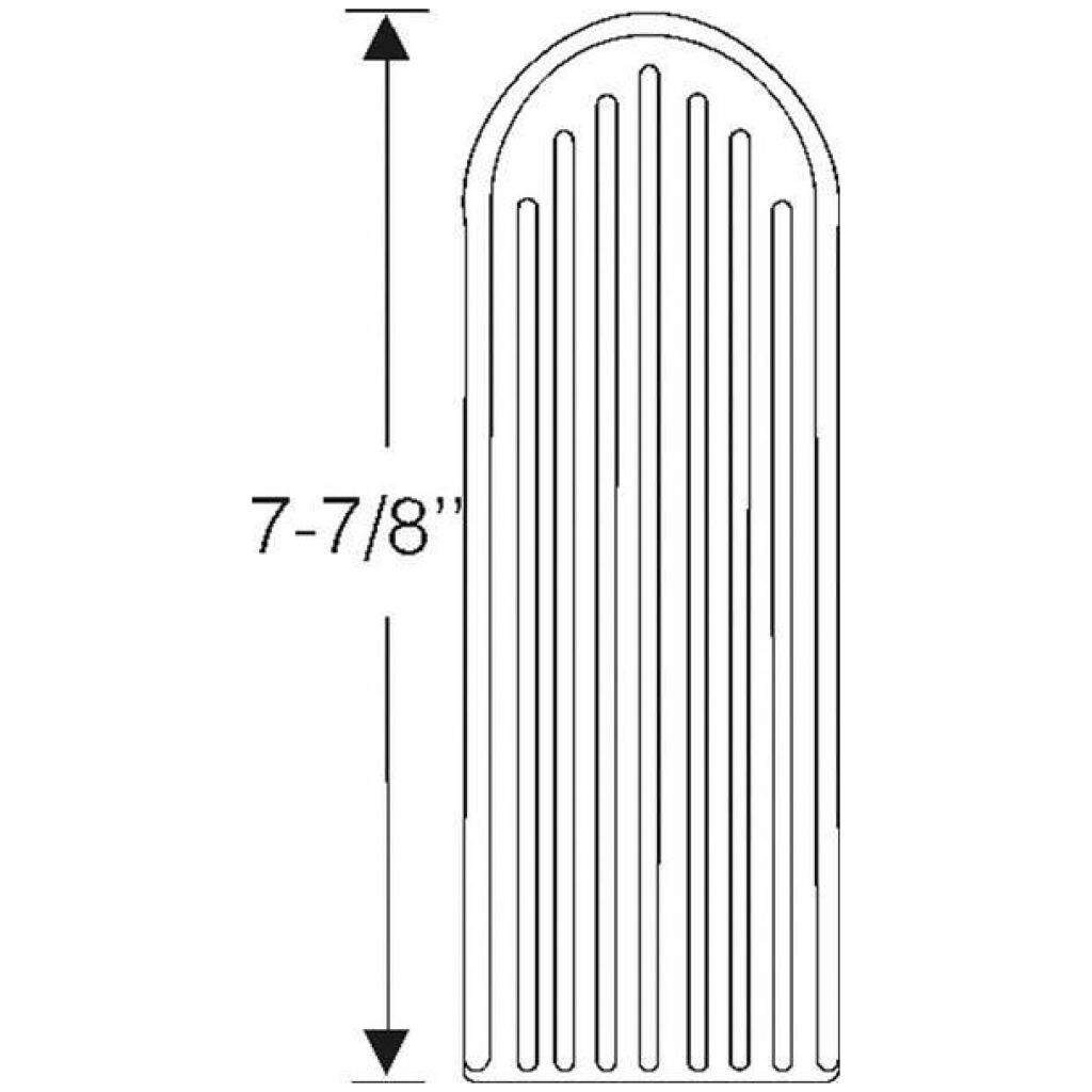 Accelerator pedal pad 1933-40 2dr 4dr cab sedan Chevrolet