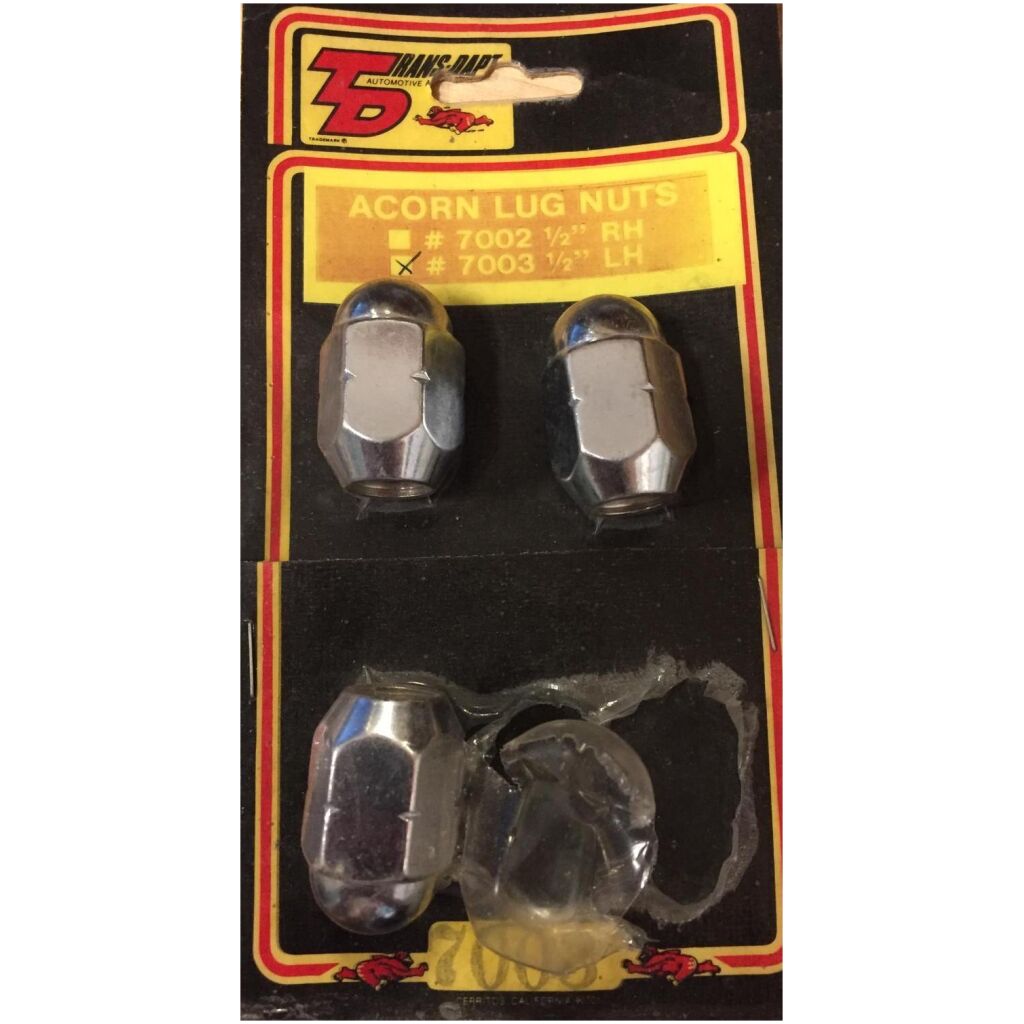 HJULMUTTRAR EKOLLON 3st 1/2" LH , TRANS-DAPT 7003