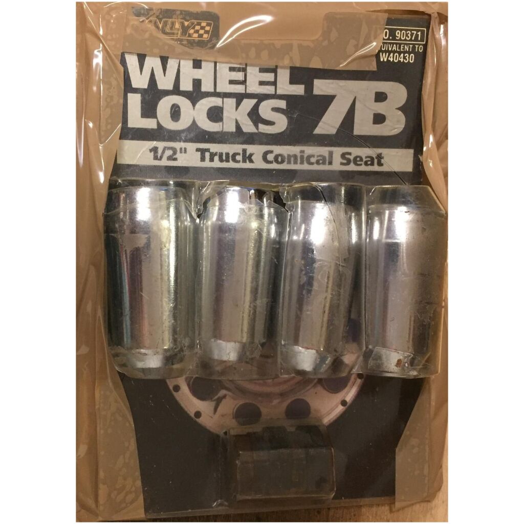 LÅSBARA HJULMUTTRAR KONISKA MED NYCKEL 1/2" RALLY 90371 7B