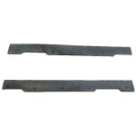 Undercarriage Cross Member Dust Shields 1966-69 4dr cab sedan Lincoln