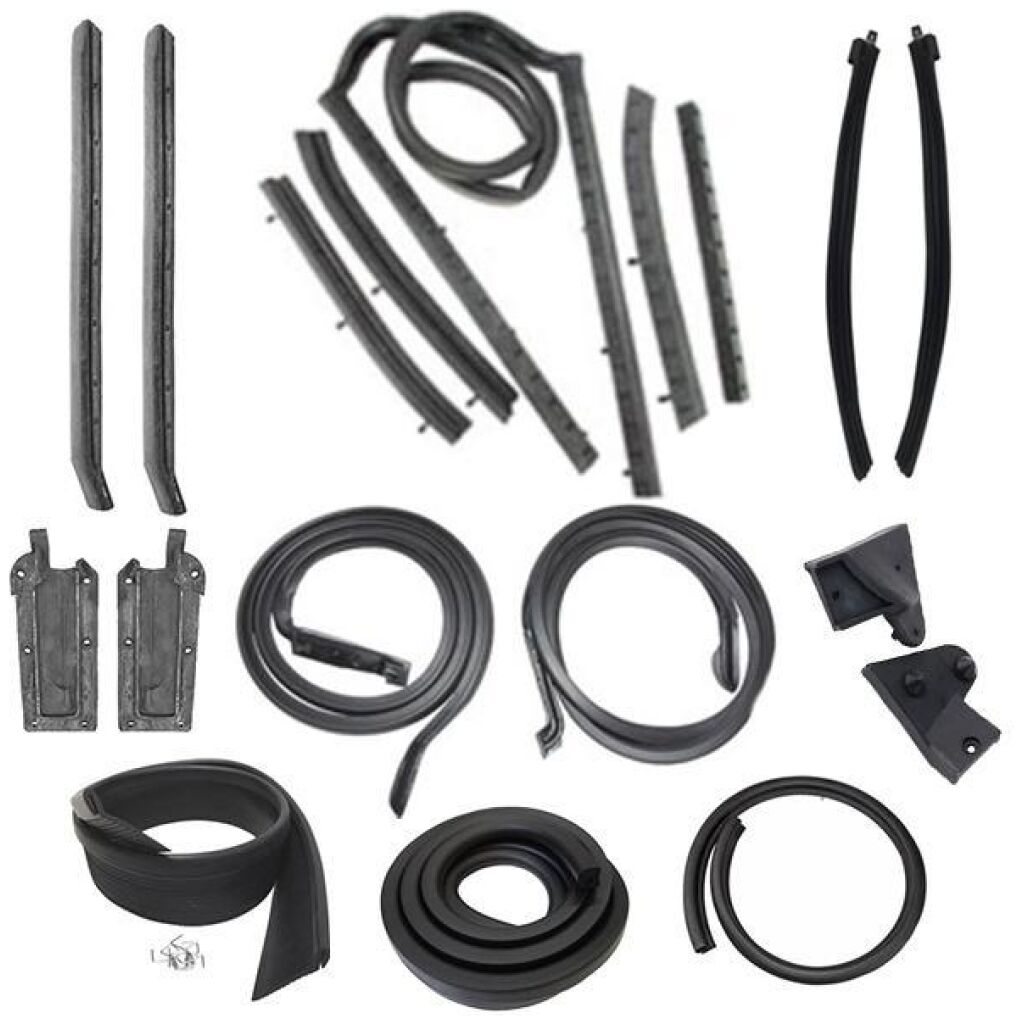 Gummilistsats 1967-68 2dr cab Ford