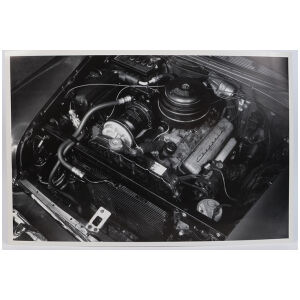 Fabriksfoto 1955 Chevrolet med Air Condition 31 x 45 cm