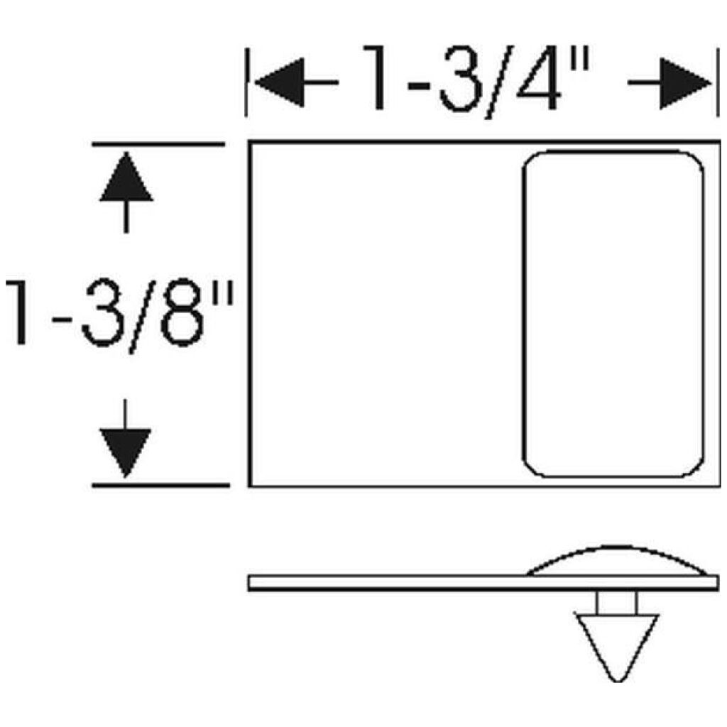 Rocker Panel Inner Drain Cover 1954-70 2dr 4dr ht cab sedan Cadillac Oldsmobile Pontiac Chevrolet Buick