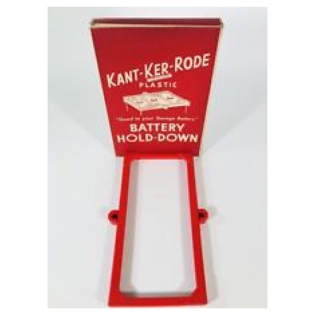BATTERIHÅLLARE PLAST 6V 30x19cm FORD LINCOLN MERC 1954-55 , KANT-KER-RODE FD2