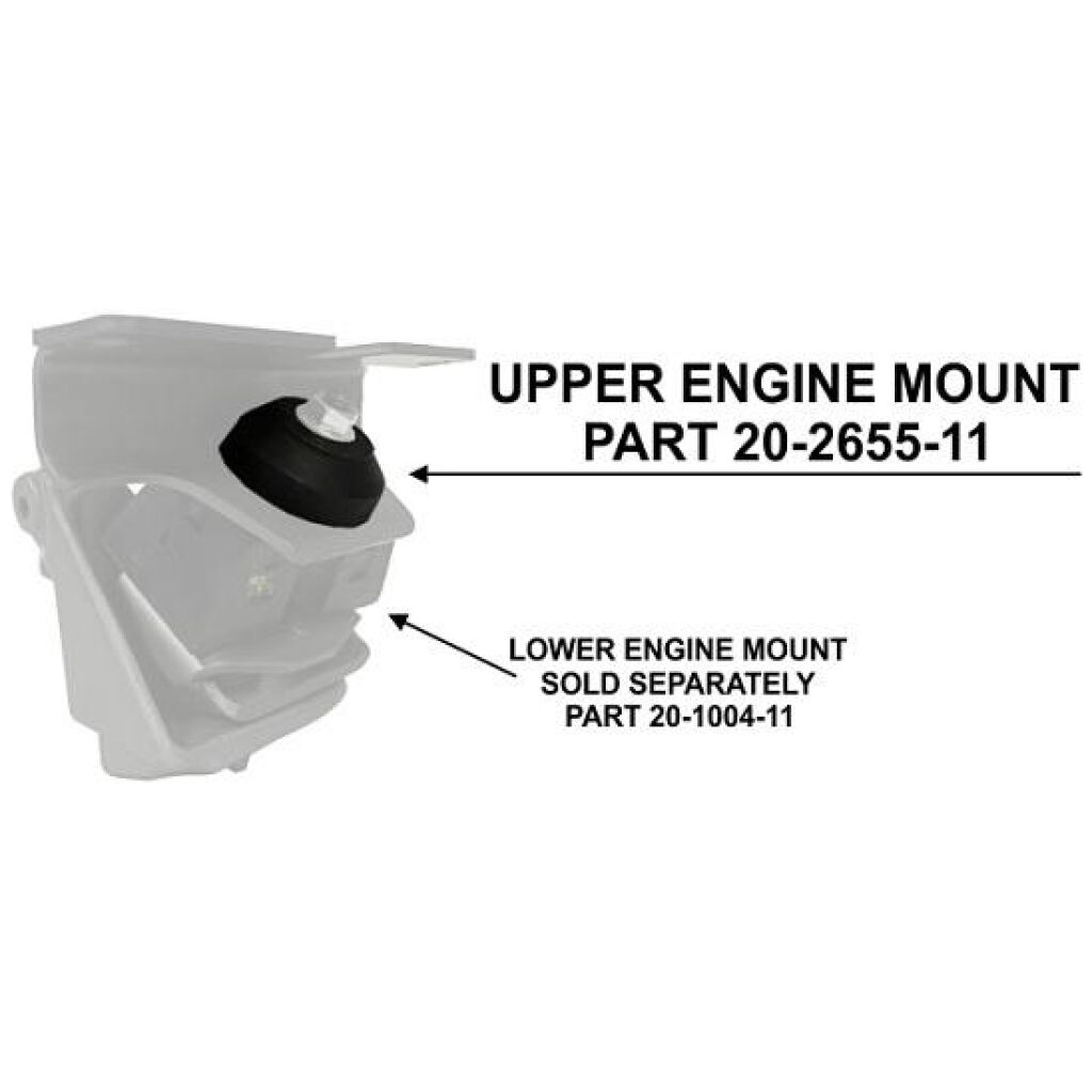 Upper Engine Mount 1962-66 2dr 4dr ht cab sedan Ford