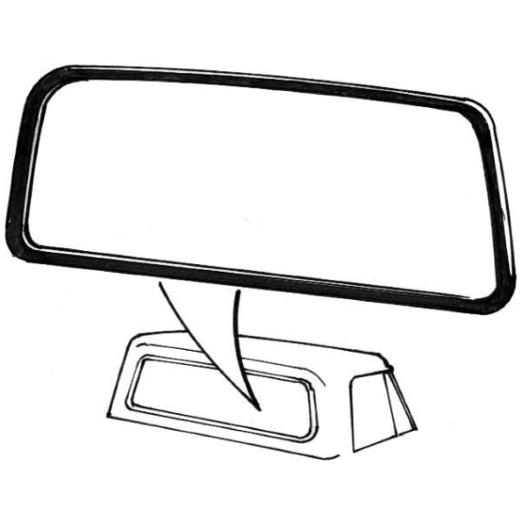 Bakrutegummilist 1978-79 2dr 4dr Ford