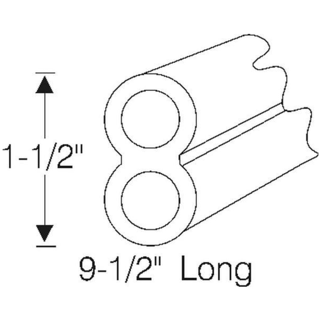 Door conduit 1950-53 2dr 4dr ht cab sedan Buick Cadillac Oldsmobile