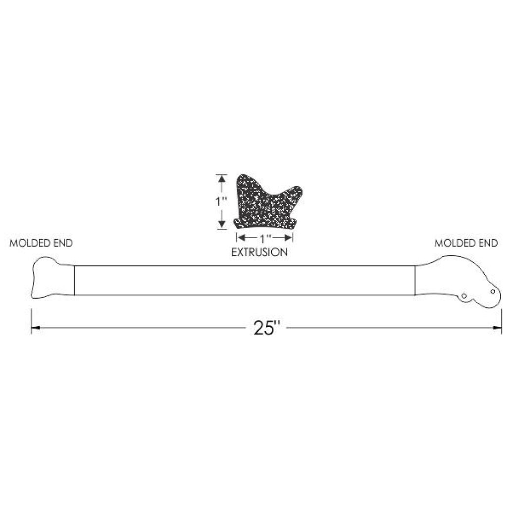 Pillar Post, A stolpe Gummilister 1971-76 2dr cab Buick Cadillac Chevrolet Oldsmobile Pontiac