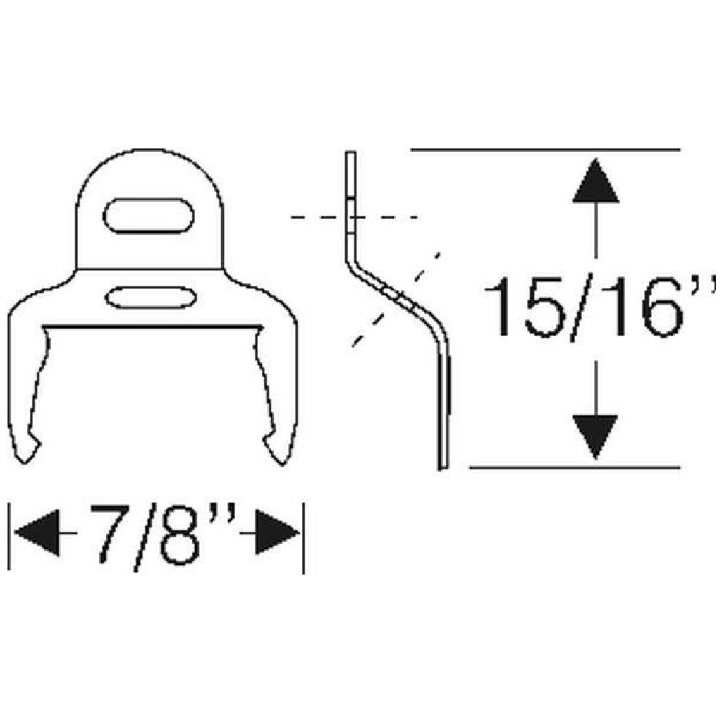 Clips Dörrgummi 1955-61 2dr 4dr ht cab sedan Buick Cadillac Chevrolet Oldsmobile Pontiac