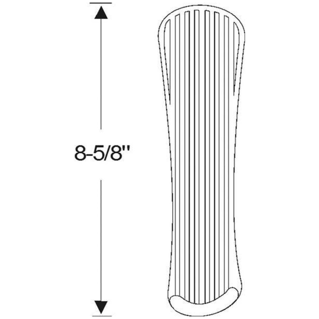 Accelerator pedal pad 1936-37 2dr 4dr cab sedan Buick