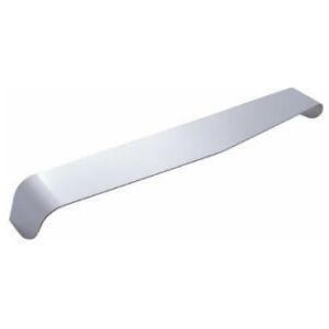 14-3/4" Wide Stainless Steel Visor For Dual 4" X 6" Headlight, Smooth Style