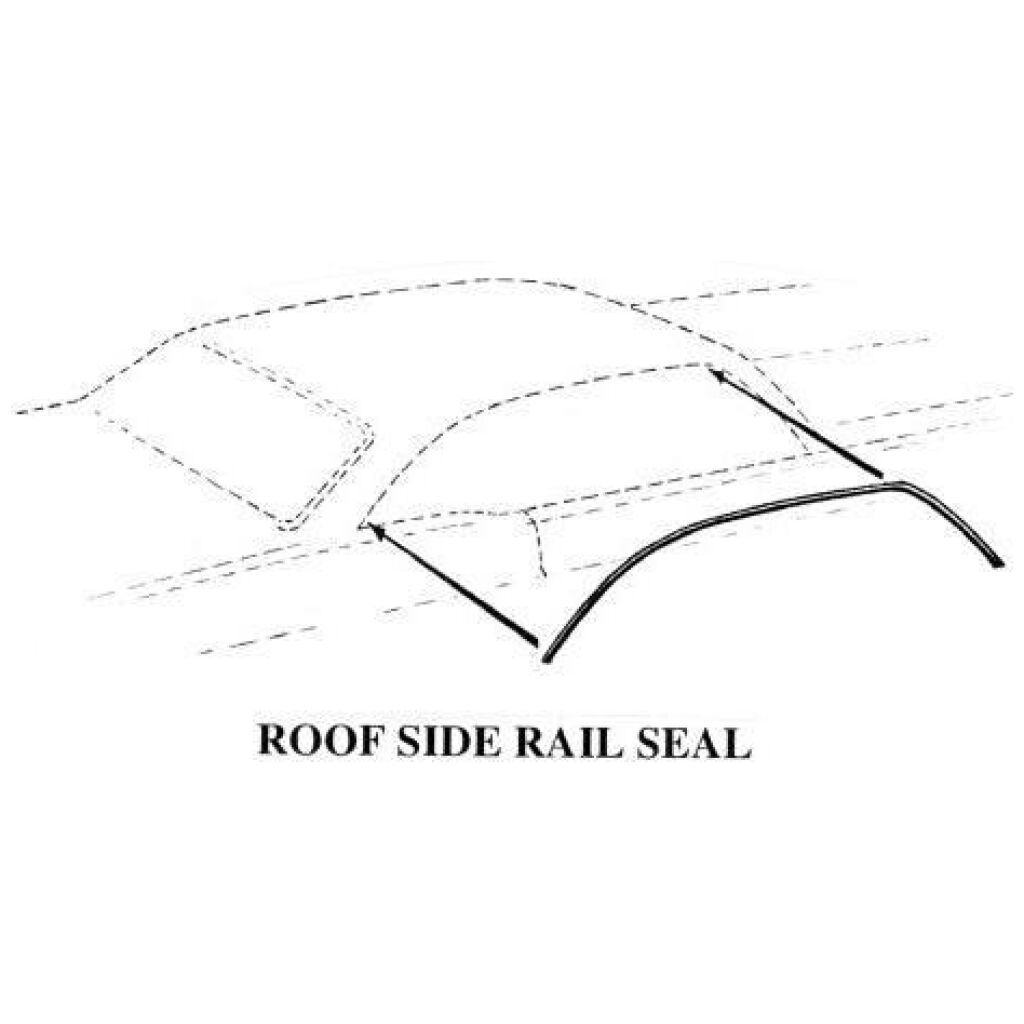 Hardtop Roof Rail Weatherstrip