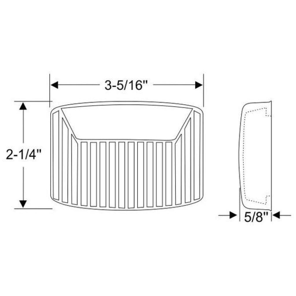 Pedalgummi Broms/Koppling 1955-89 2dr 4dr ht cab sedan Ford Edsel Mercury