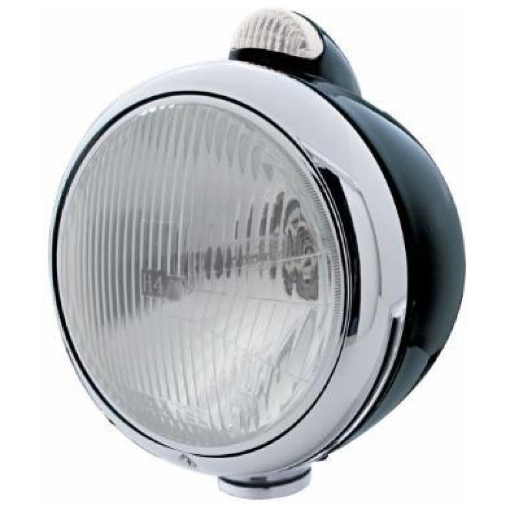 Black Guide 682-C Headlight H4 & Dual Mode LED Signal